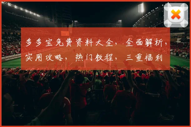 多多宝免费资料大全，全面解析，实用攻略，热门教程，三重福利